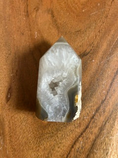 Multicolored Geode Tower – Wisdom, Grounding & Power