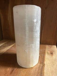 Selenite Tower Lamp – Vitality, Renewal & Elemental Connection