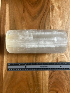 Selenite Tower Lamp – Vitality, Renewal & Elemental Connection