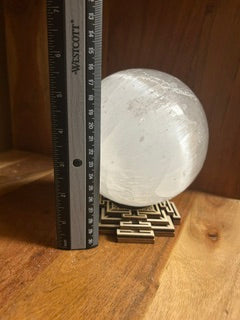 Large Selenite Sphere – Vitality, Renewal & Elemental Connection