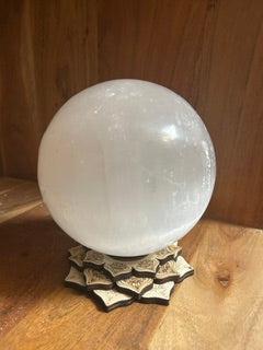 Large Selenite Sphere – Vitality, Renewal & Elemental Connection