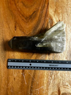 Medium Smoky Quartz Point – Vitality, Stability, & Empowered Grounding