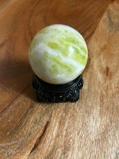 Medium Serpentine & Jade Sphere – Balance, Enlightenment, & Mediation