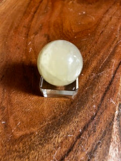 Small Light Yellow Citrine Sphere – Ancient Wisdom, Calm, & Rooted Connection