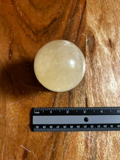 Large Light Yellow Citrine Sphere – Ancient Wisdom, Calm, & Rooted Connection
