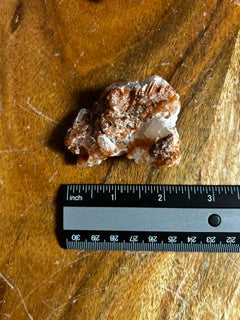 Medium Clear Quartz & Carnelian – Vitality, Visualization, & Healing