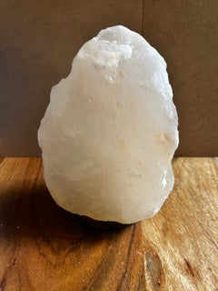 Medium White Himalayan Salt Lamp – Stability, Balance, & Serenity