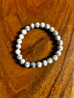 Crystal Bracelet - Lapis & White Howlite