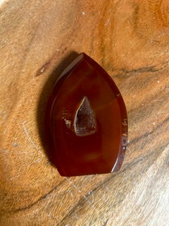 Red Agate Slice Flame – Harmony, Prosperity, & Passion