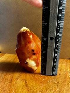 Red Agate Swirl Flame – Harmony, Prosperity, & Passion