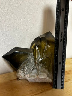 Medium Polished Smoky Quartz Points – Vitality, Stability, & Empowered Grounding