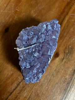 Purple Crystal Shaped Candle