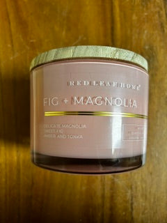 Red Leaf Home Fig & Magnolia Scented Candle