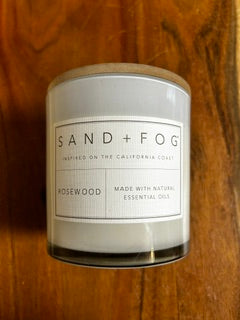Sand + Fog Rosewood Scented Candle
