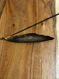 Bronze Leaf Incense Holder