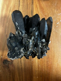 Black Smoky Quartz Fan – Strength, Focus, & Grounded Confidence