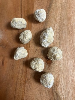 Small Clear Quartz Closed Geodes – Vitality, Imagination, & Healing